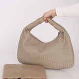 Bottega Veneta Stone Intrecciato Medium Hobo - FashioNica