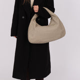 Bottega Veneta Stone Intrecciato Medium Hobo - FashioNica