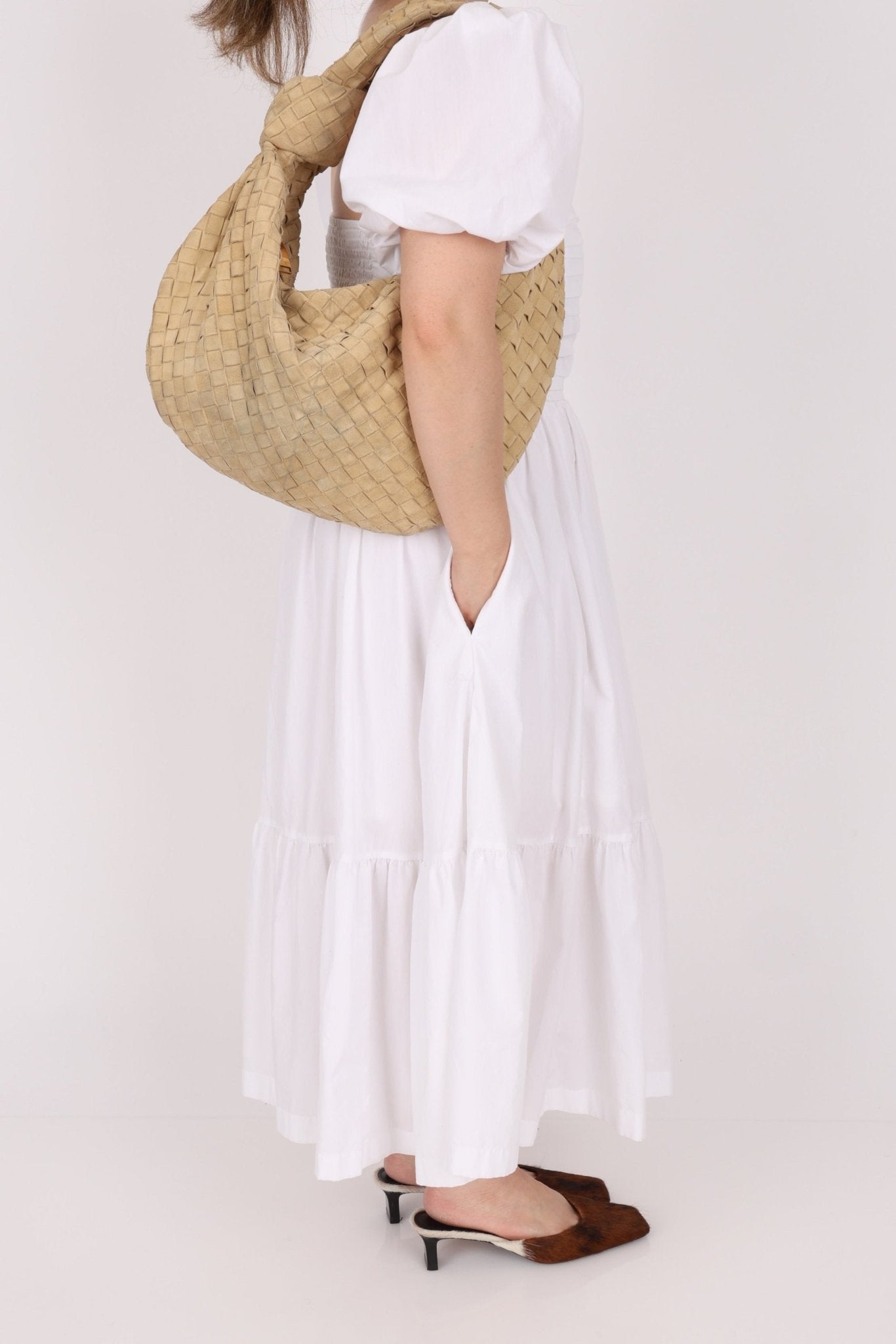 Bottega Veneta Suede Large Jodie - FashioNica