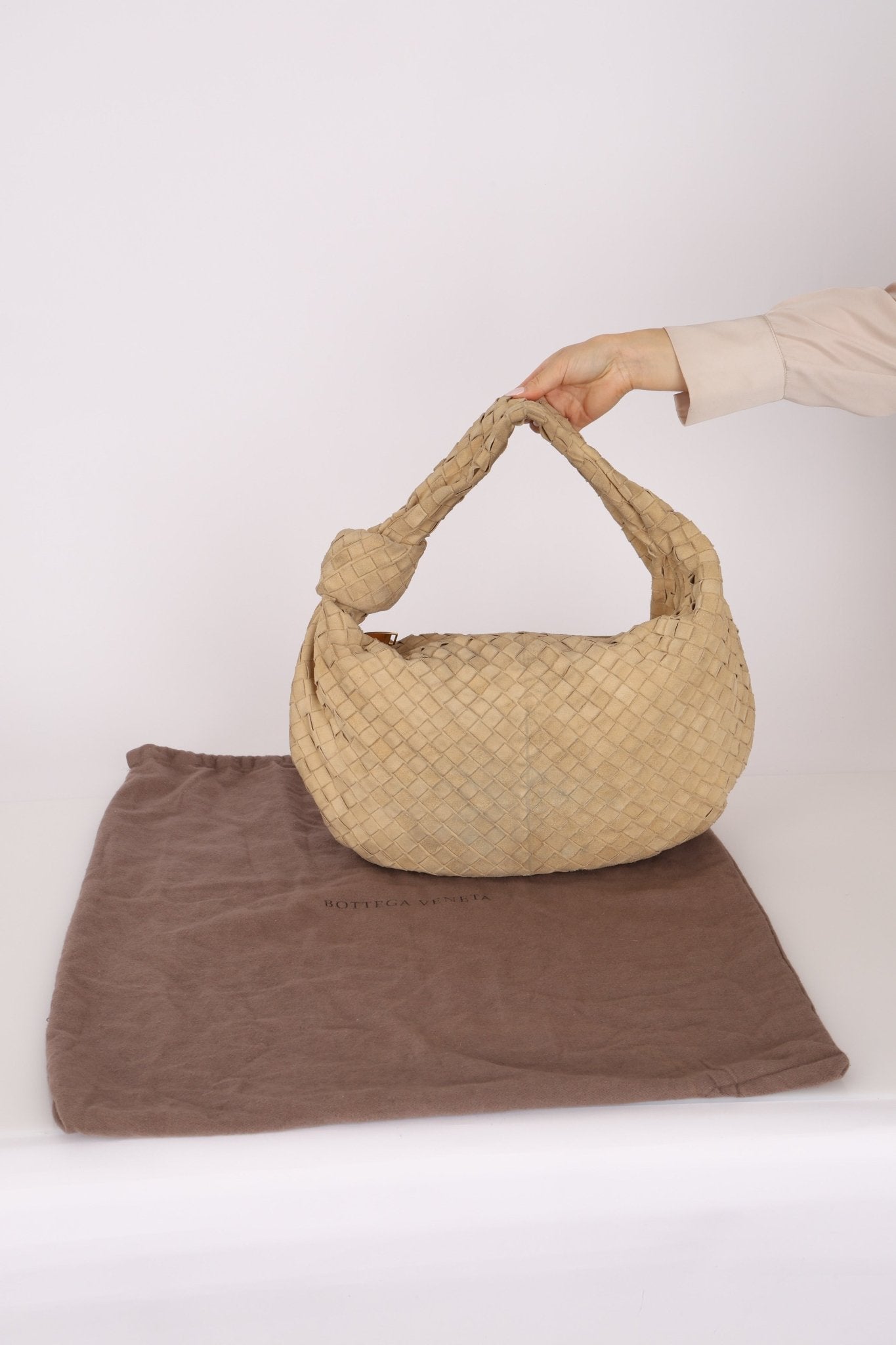 Bottega Veneta Suede Large Jodie - FashioNica