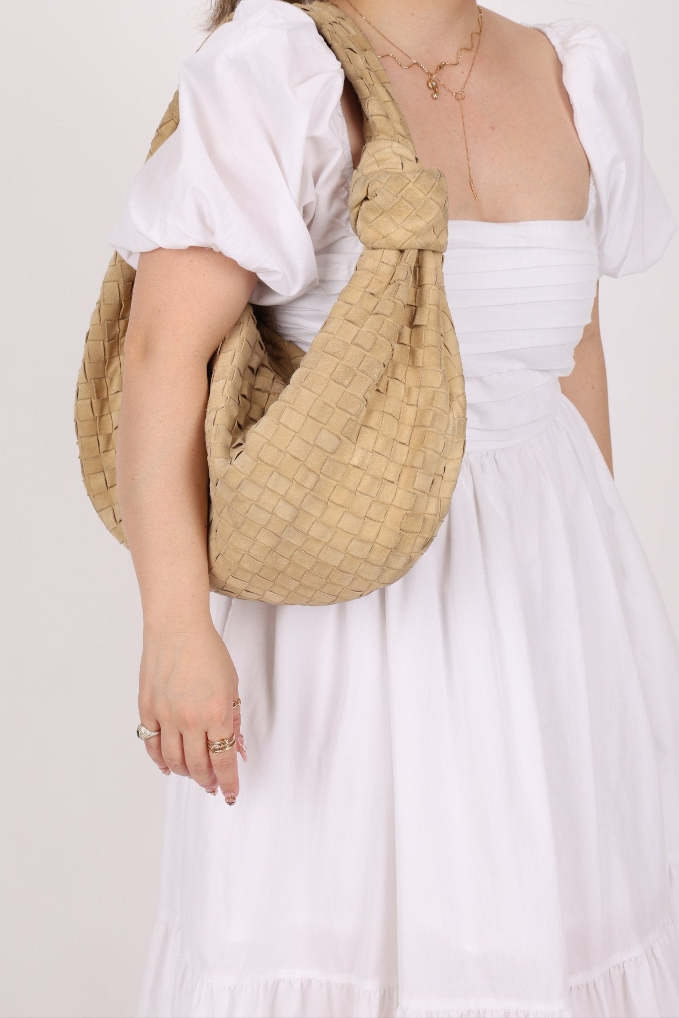 Bottega Veneta Suede Large Jodie - FashioNica