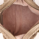 Bottega Veneta Taupe Intrecciato Mini Boston Bag - FashioNica