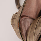 Bottega Veneta Taupe Intrecciato Mini Boston Bag - FashioNica