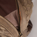Bottega Veneta Taupe Intrecciato Mini Boston Bag - FashioNica