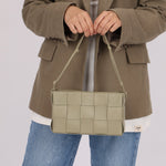 Bottega Veneta Travertine Cassette Shoulder Bag - FashioNica