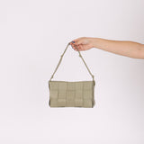 Bottega Veneta Travertine Cassette Shoulder Bag - FashioNica