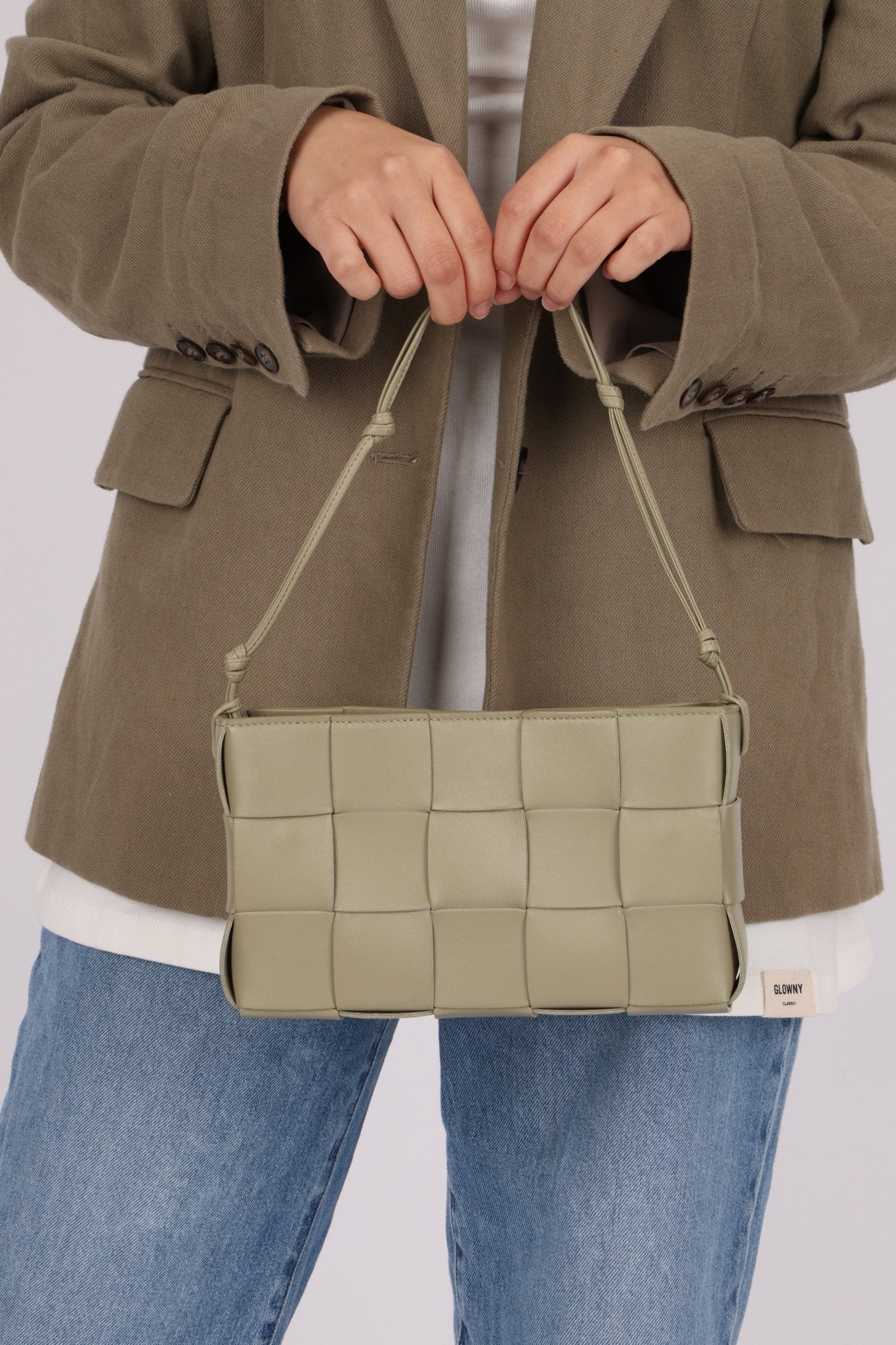 Bottega Veneta Travertine Cassette Shoulder Bag - FashioNica