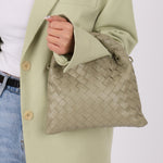 Bottega Veneta Travertine Intrecciato Mini Hop - FashioNica