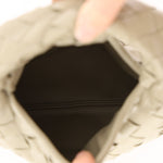 Bottega Veneta Travertine Intrecciato Mini Hop - FashioNica