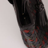 Bottega Veneta Tri - Color Intrecciato Top Handle Tote - FashioNica