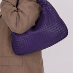 Bottega Veneta Ube Intrecciato Small Hobo - FashioNica
