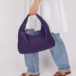 Bottega Veneta Ube Intrecciato Small Hobo - FashioNica