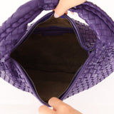 Bottega Veneta Ube Intrecciato Small Hobo - FashioNica