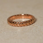 Bvlgari 18K RG Spiga Ring - FashioNica