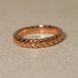 Bvlgari 18K RG Spiga Ring - FashioNica