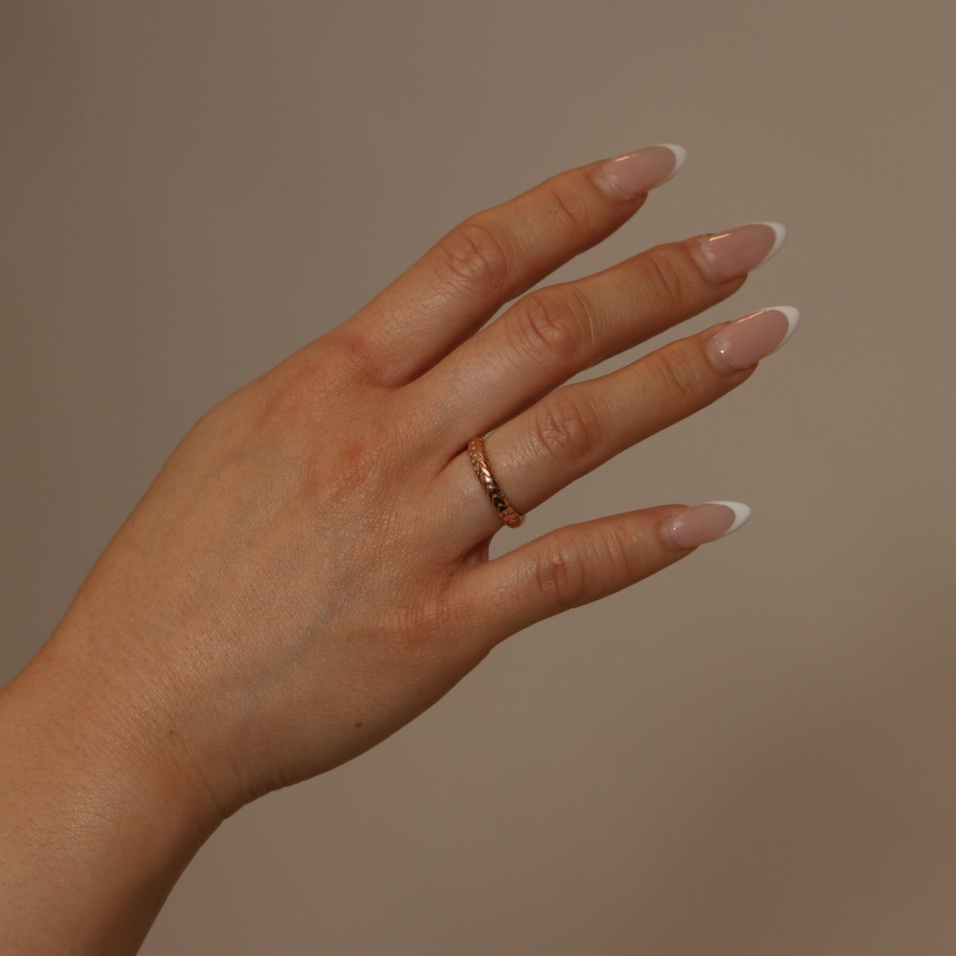 Bvlgari 18K RG Spiga Ring - FashioNica