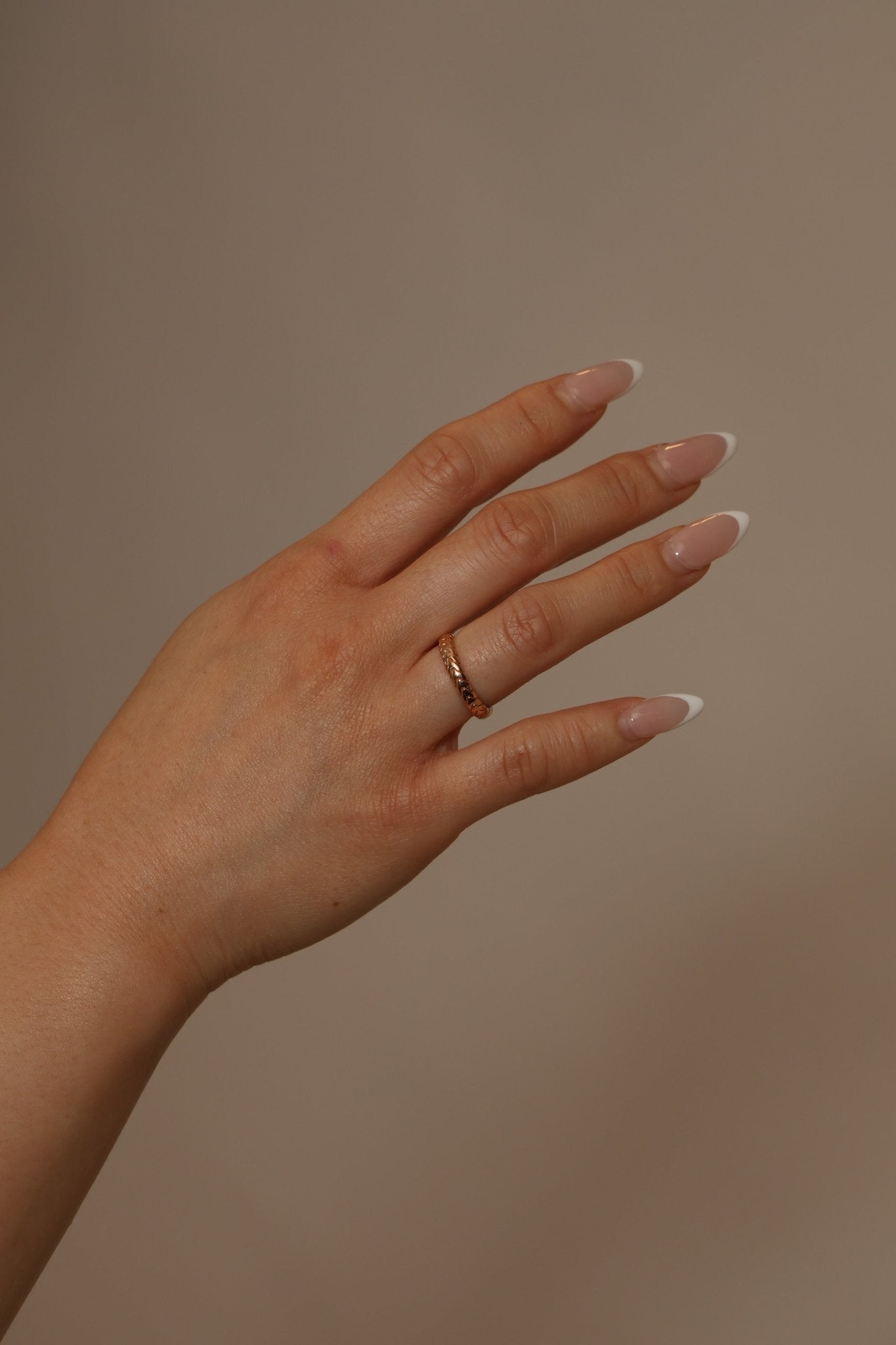 Bvlgari 18K RG Spiga Ring - FashioNica