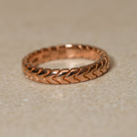 Bvlgari 18K RG Spiga Ring - FashioNica