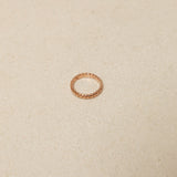 Bvlgari 18K RG Spiga Ring - FashioNica
