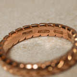 Bvlgari 18K RG Spiga Ring - FashioNica