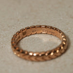 Bvlgari 18K RG Spiga Ring - FashioNica