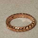 Bvlgari 18K RG Spiga Ring - FashioNica