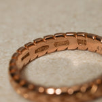 Bvlgari 18K RG Spiga Ring - FashioNica