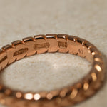 Bvlgari 18K RG Spiga Ring - FashioNica