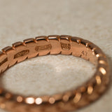 Bvlgari 18K RG Spiga Ring - FashioNica