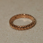 Bvlgari 18K RG Spiga Ring - FashioNica