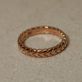Bvlgari 18K RG Spiga Ring - FashioNica