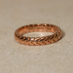 Bvlgari 18K RG Spiga Ring - FashioNica