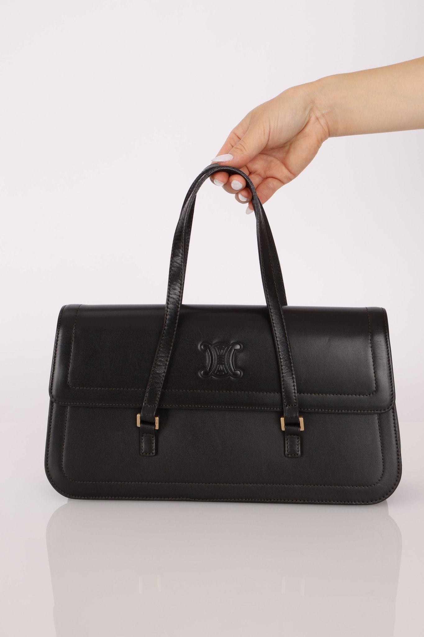 Celine 1990 Box Triomphe Baguette Bag - FashioNica