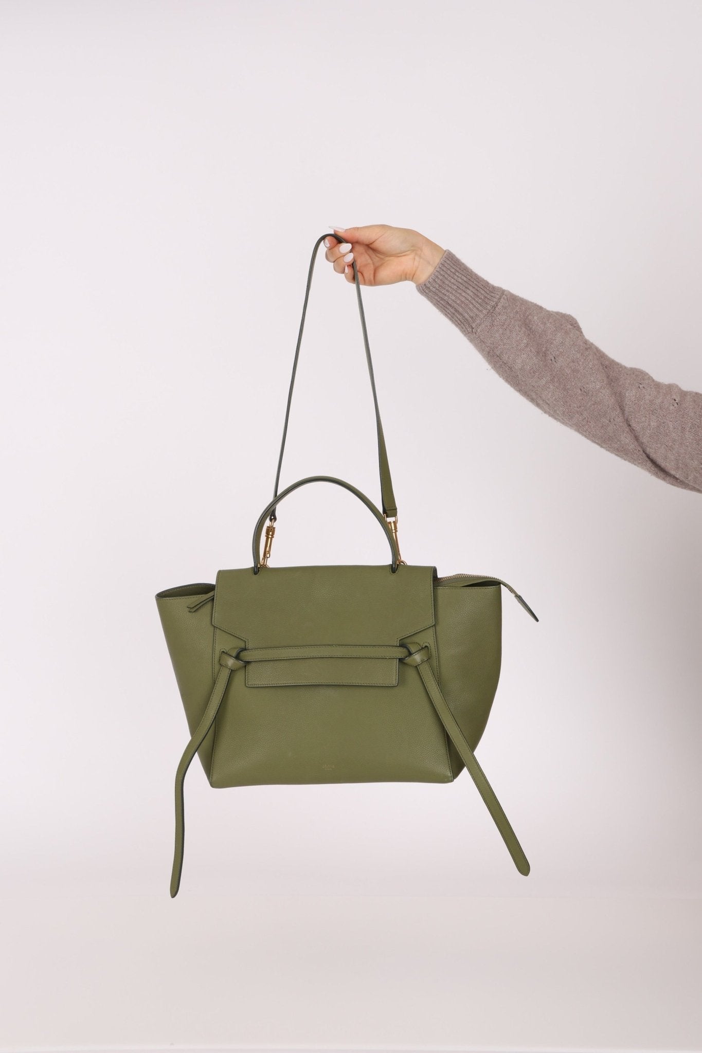 Celine 2017 Khaki Mini Belt Bag - FashioNica