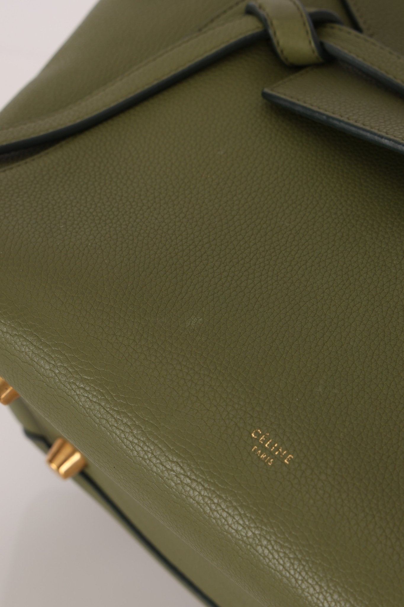 Celine 2017 Khaki Mini Belt Bag - FashioNica