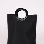 Celine Acetate Logo Circle Nylon Tote - FashioNica