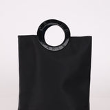 Celine Acetate Logo Circle Nylon Tote - FashioNica
