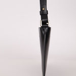 Celine Black Leather Macadam Pochette - FashioNica