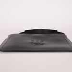 Celine Black Leather Macadam Pochette - FashioNica