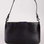 Celine Black Leather Macadam Pochette - FashioNica
