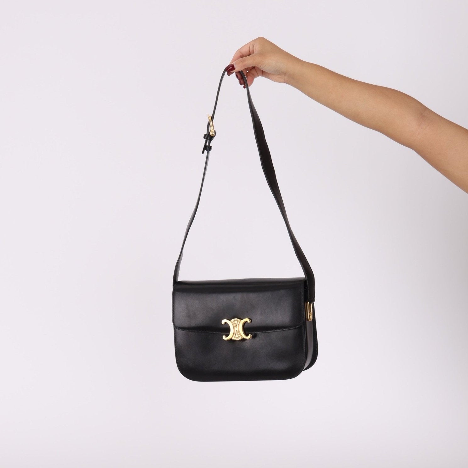 Celine Box Triomphe Shoulder Bag - FashioNica