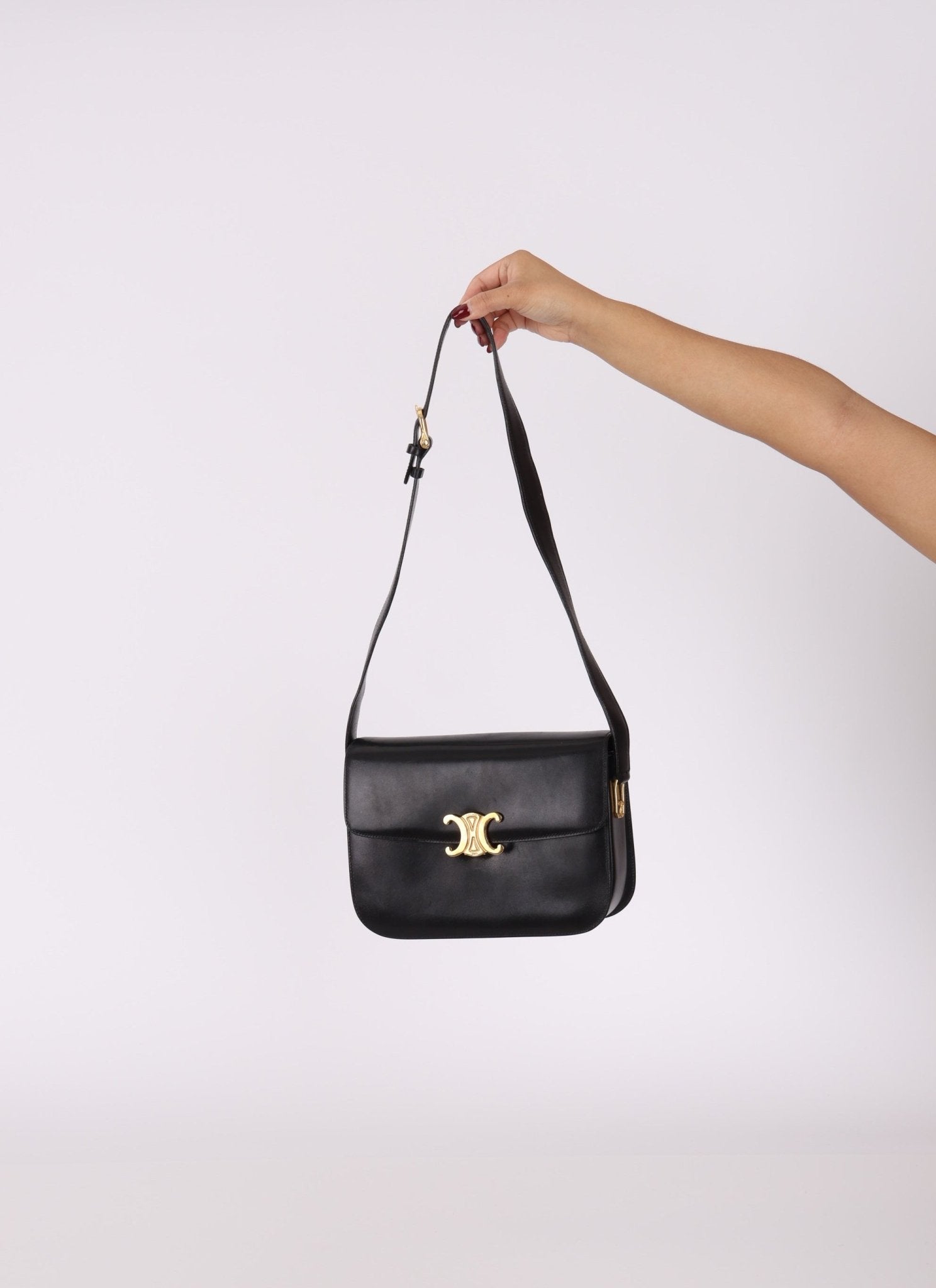 Celine Box Triomphe Shoulder Bag - FashioNica