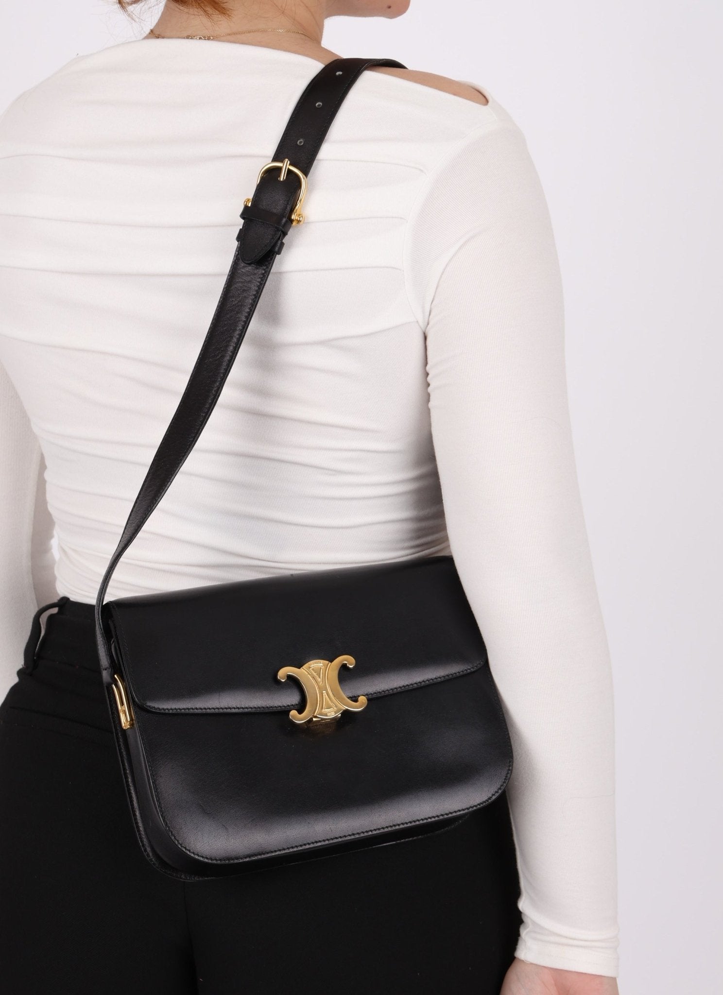 Celine Box Triomphe Shoulder Bag - FashioNica