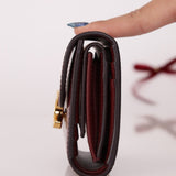 Celine Brown Triomphe Tri - fold Wallet - FashioNica