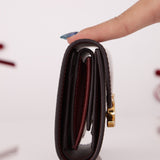 Celine Brown Triomphe Tri - fold Wallet - FashioNica