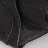 Celine Croc Embossed Medium Phantom Luggage - FashioNica