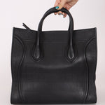 Celine Croc Embossed Medium Phantom Luggage - FashioNica