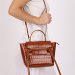 Celine Croc Embossed Nano Belt Bag - FashioNica