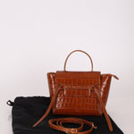 Celine Croc Embossed Nano Belt Bag - FashioNica