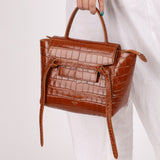 Celine Croc Embossed Nano Belt Bag - FashioNica